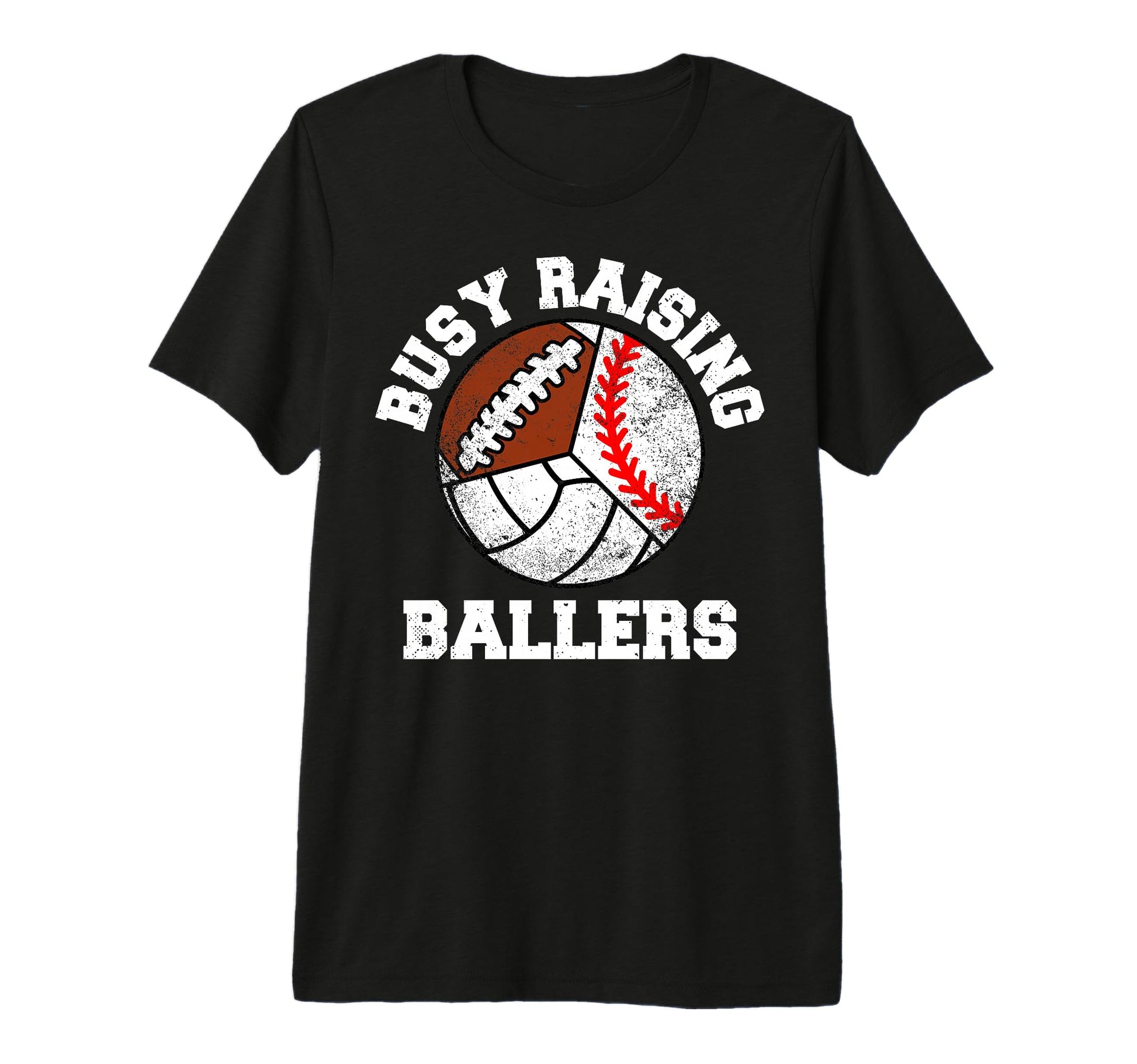 Busy Raising Ballers Funny Baseball T-Shirt - Trendy Graphic Men Women - T-Shirt, Sweatshirt, Hoodie