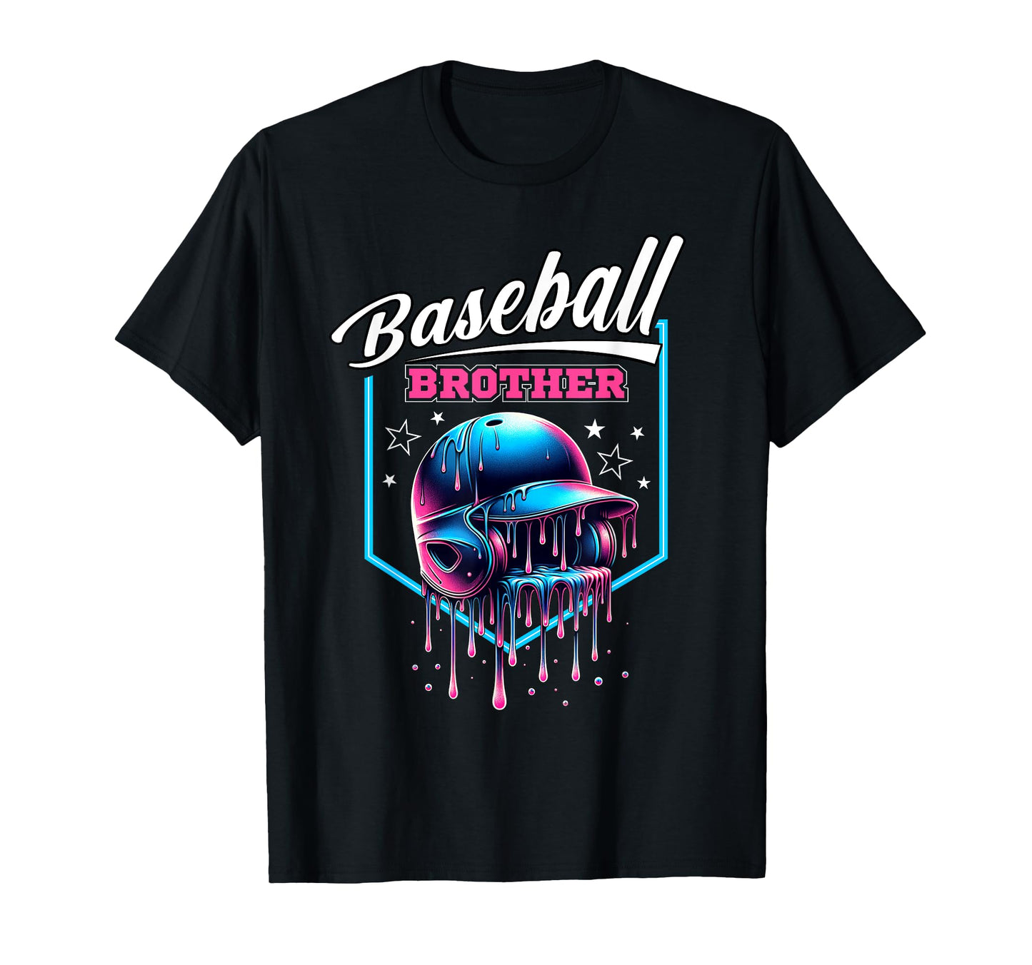 Baseball Brother Baseball Drip Ice Cream T-Shirt - Streetwear Style Unisex - T-Shirt, Sweatshirt, Hoodie