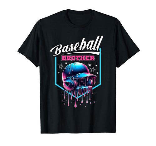 Baseball Brother Baseball Drip Ice Cream T-Shirt - Streetwear Style Unisex - T-Shirt, Sweatshirt, Hoodie