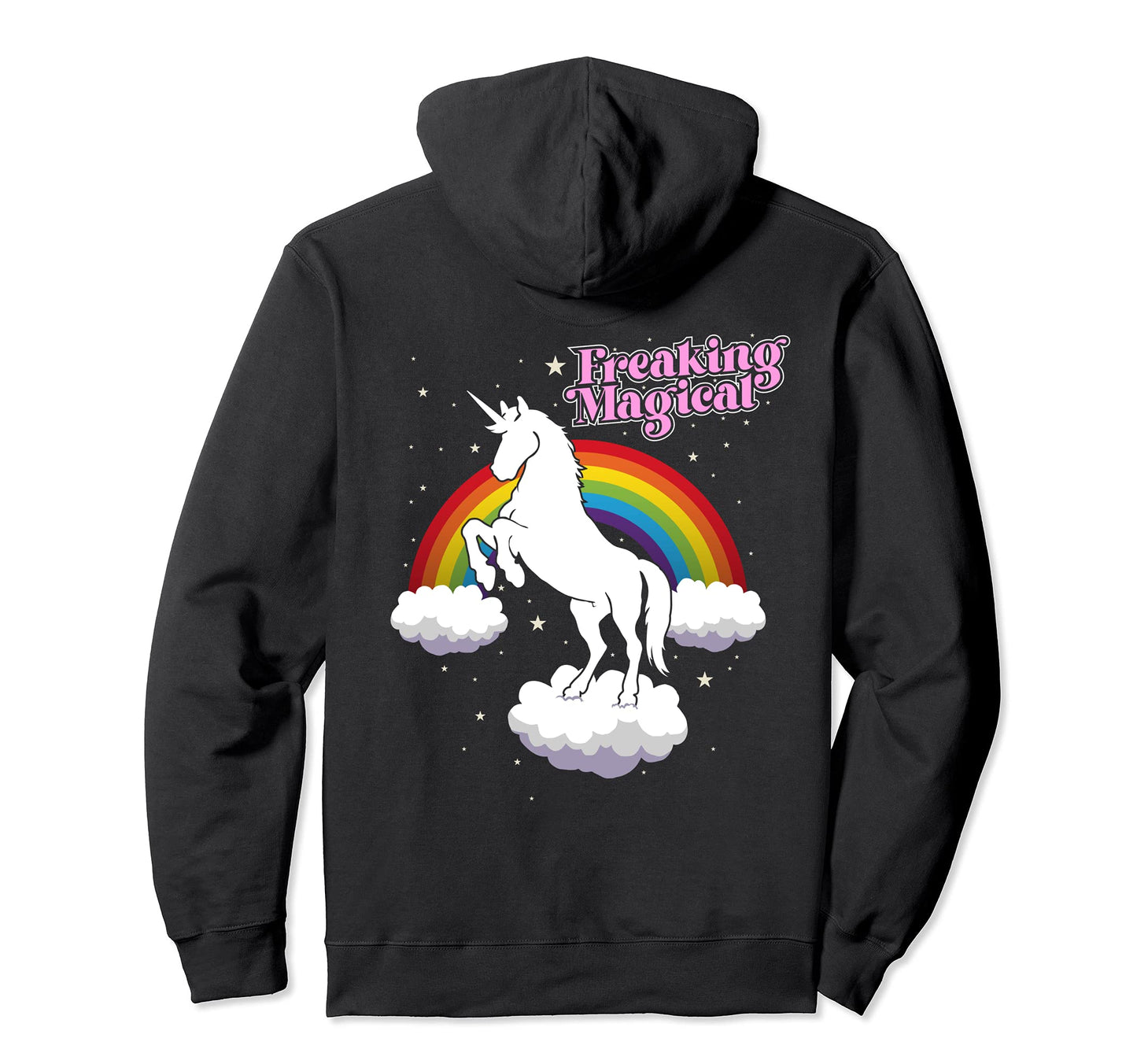 Funny Freaking Magical Unicorn Rainbow Hoodie - Trendy Graphic Men Women - T-Shirt, Sweatshirt, Hoodie