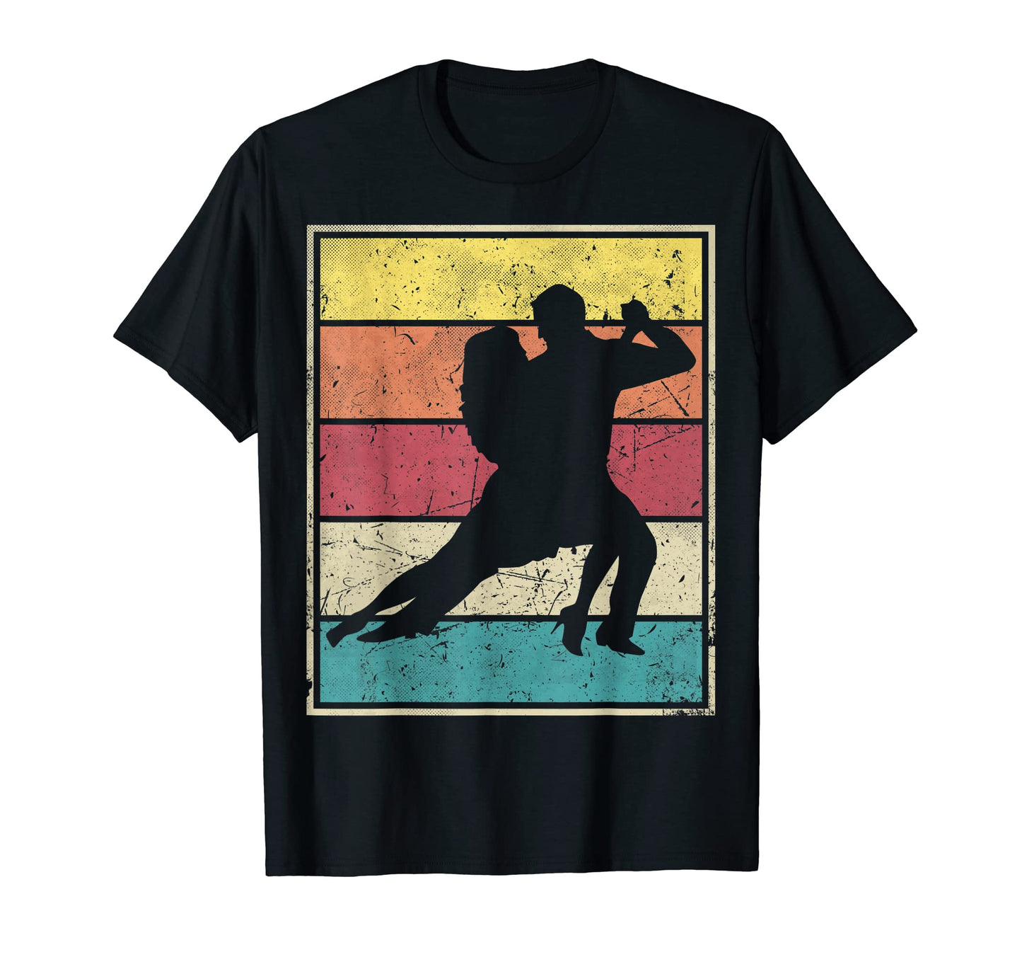 Dancing Couple Stripes T-Shirt - Streetwear Style for Adults - T-Shirt, Sweatshirt, Hoodie