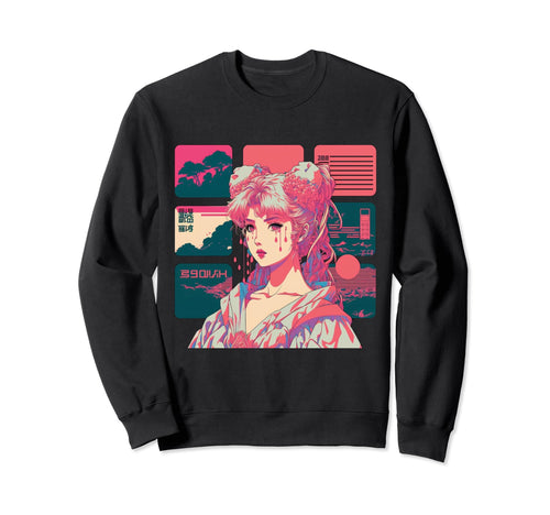 Vaporwave Aesthetic 90S Egirl Sweatshirt - Streetwear Style Unisex - T-Shirt, Sweatshirt, Hoodie