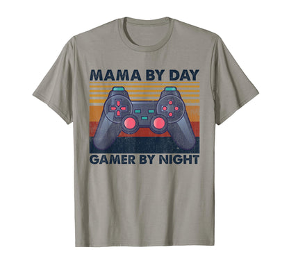 Mama Day Gamer Night Funny T-Shirt - Casual Everyday Wear for Adults - T-Shirt, Sweatshirt, Hoodie