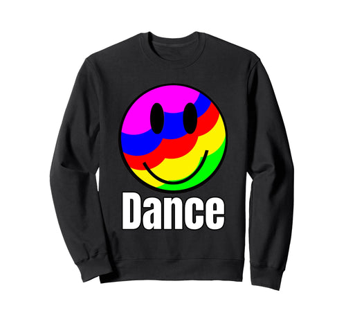 Smile Face Happy Bright Rainbow Sweatshirt - Fun Novelty Design Men Women - T-Shirt, Sweatshirt, Hoodie