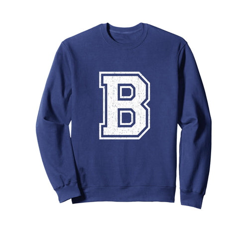 Letter B Capital Alphabet Sweatshirt - Custom Art Print Men Women - T-Shirt, Sweatshirt, Hoodie