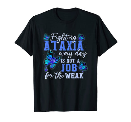 Ataxia Awareness Peace Love Hope We T-Shirt - Trendy Graphic for Adults - T-Shirt, Sweatshirt, Hoodie