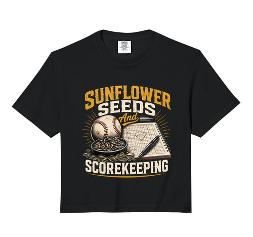 Funny Baseball Sunflower Seeds Joke Comfort Hoodie - Graphic Print Unisex - T-Shirt, Sweatshirt, Hoodie