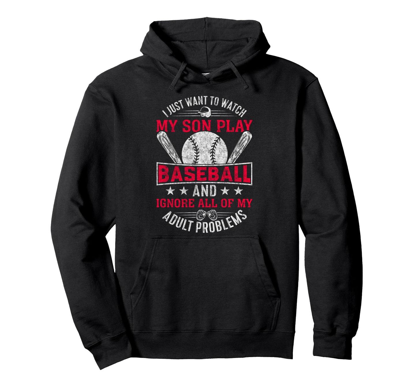 I Just Want To Watch My Son Play Hoodie - Novelty Apparel Men Women - T-Shirt, Sweatshirt, Hoodie