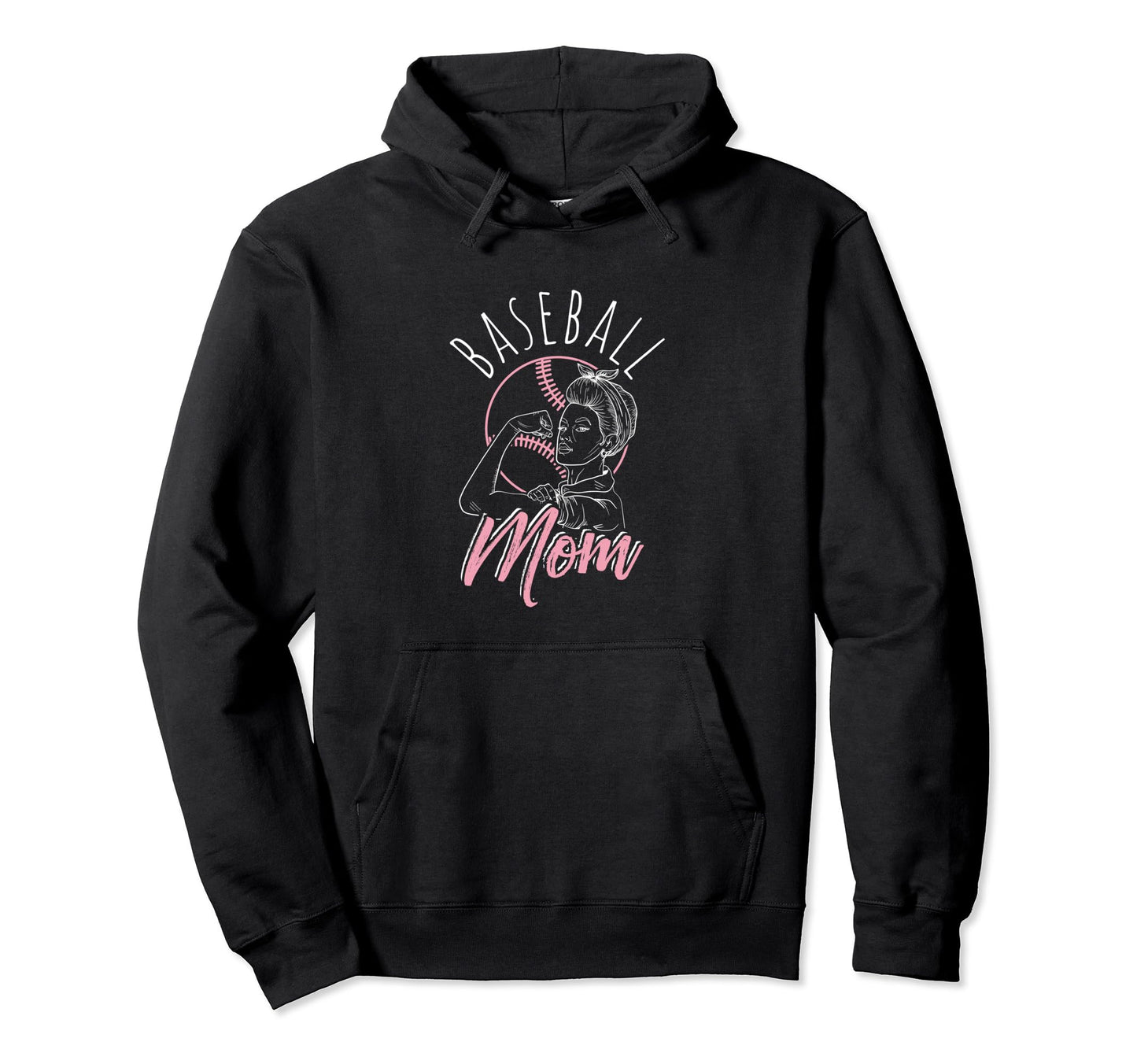Baseball Mom Sport Athlete Family Mothers Hoodie - Streetwear Style Unisex - T-Shirt, Sweatshirt, Hoodie