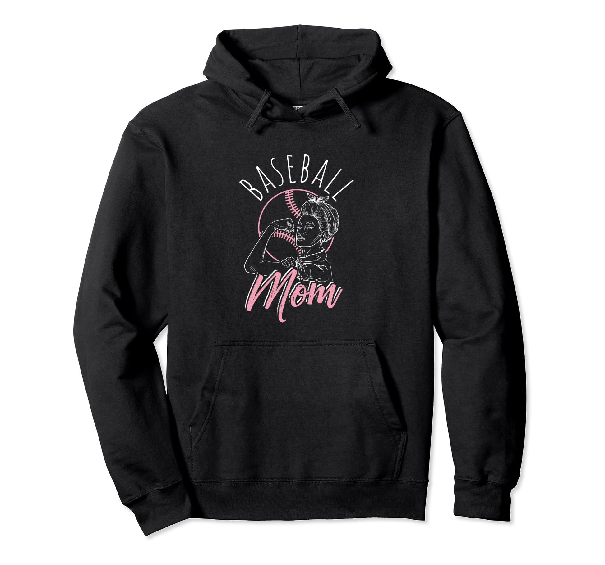 Baseball Mom Sport Athlete Family Mothers Hoodie - Streetwear Style Unisex - T-Shirt, Sweatshirt, Hoodie