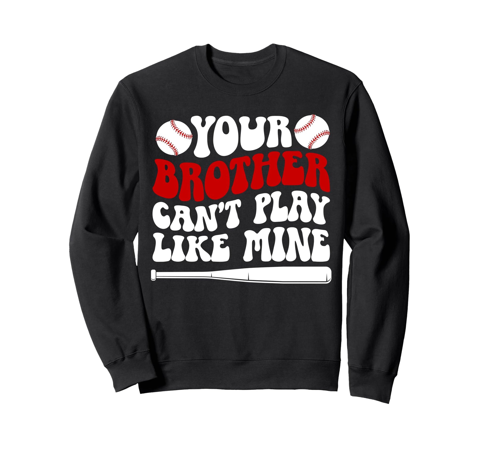 Baseball Brother Baseball Players Sweatshirt - Graphic Print Unisex - T-Shirt, Sweatshirt, Hoodie