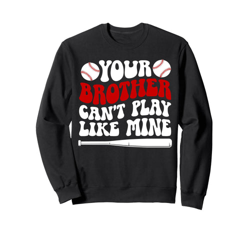 Baseball Brother Baseball Players Sweatshirt - Graphic Print Unisex - T-Shirt, Sweatshirt, Hoodie