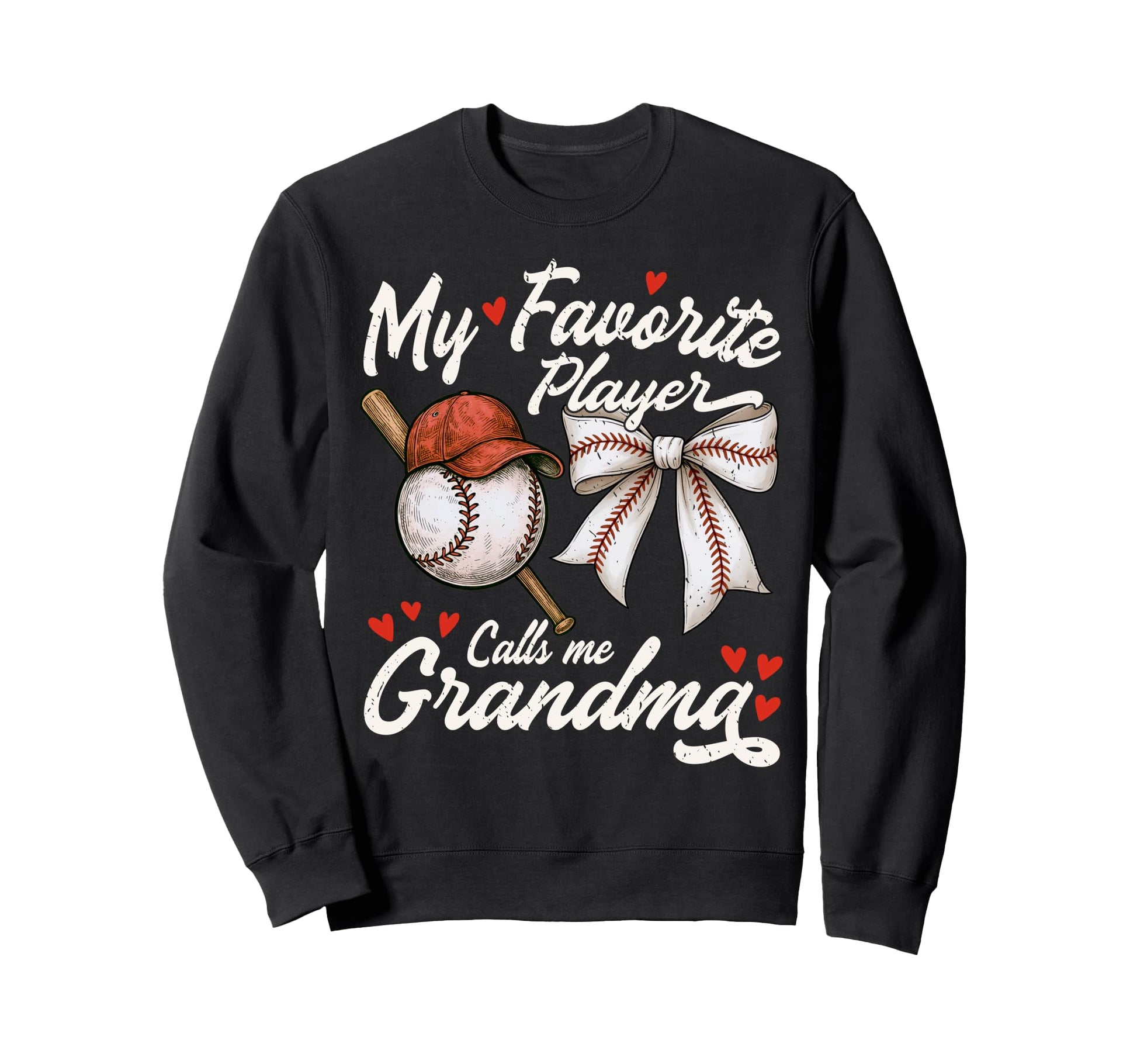 Baseball Grandma Sweatshirt - Custom Art Print Unisex - T-Shirt, Sweatshirt, Hoodie
