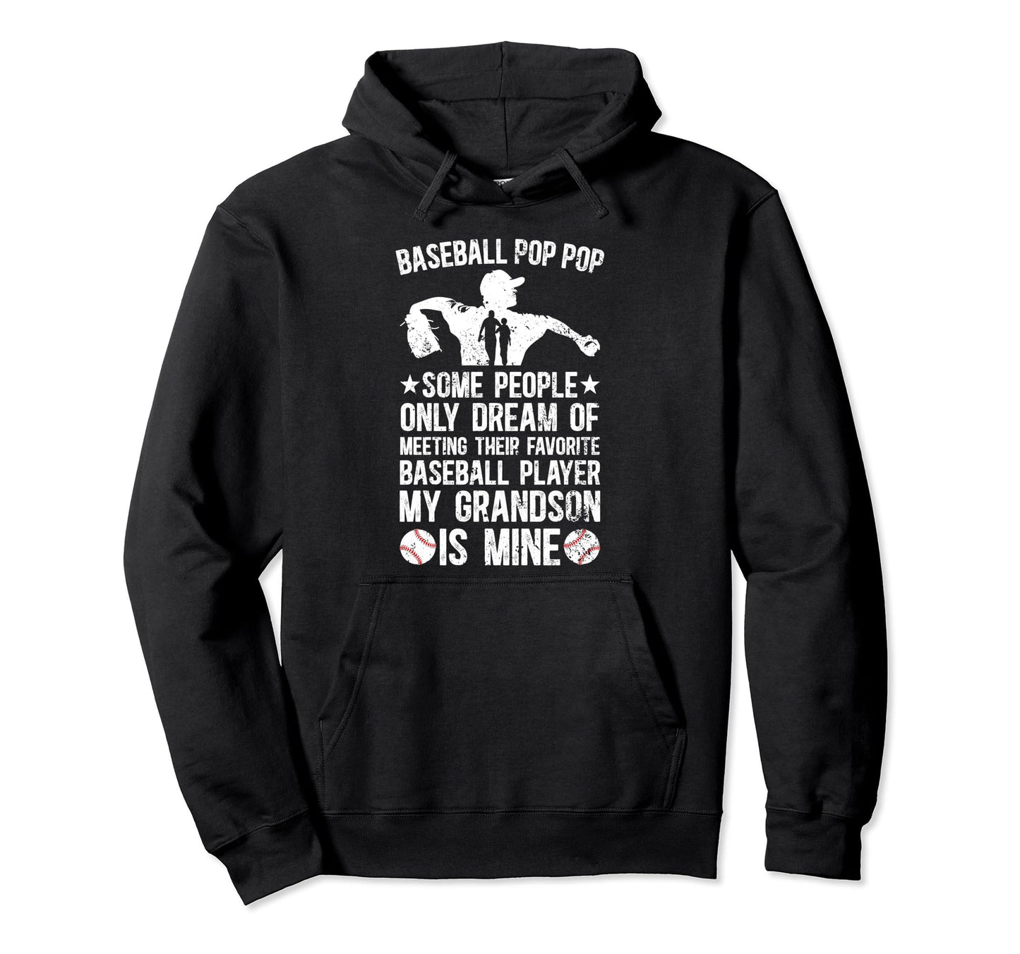 Favorite Baseball Player Pop Pop Hoodie - Unique Graphic for Adults - T-Shirt, Sweatshirt, Hoodie