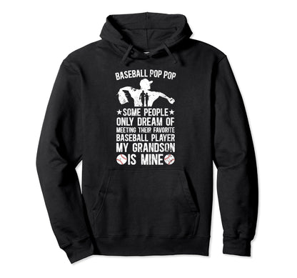 Favorite Baseball Player Pop Pop Hoodie - Unique Graphic for Adults - T-Shirt, Sweatshirt, Hoodie