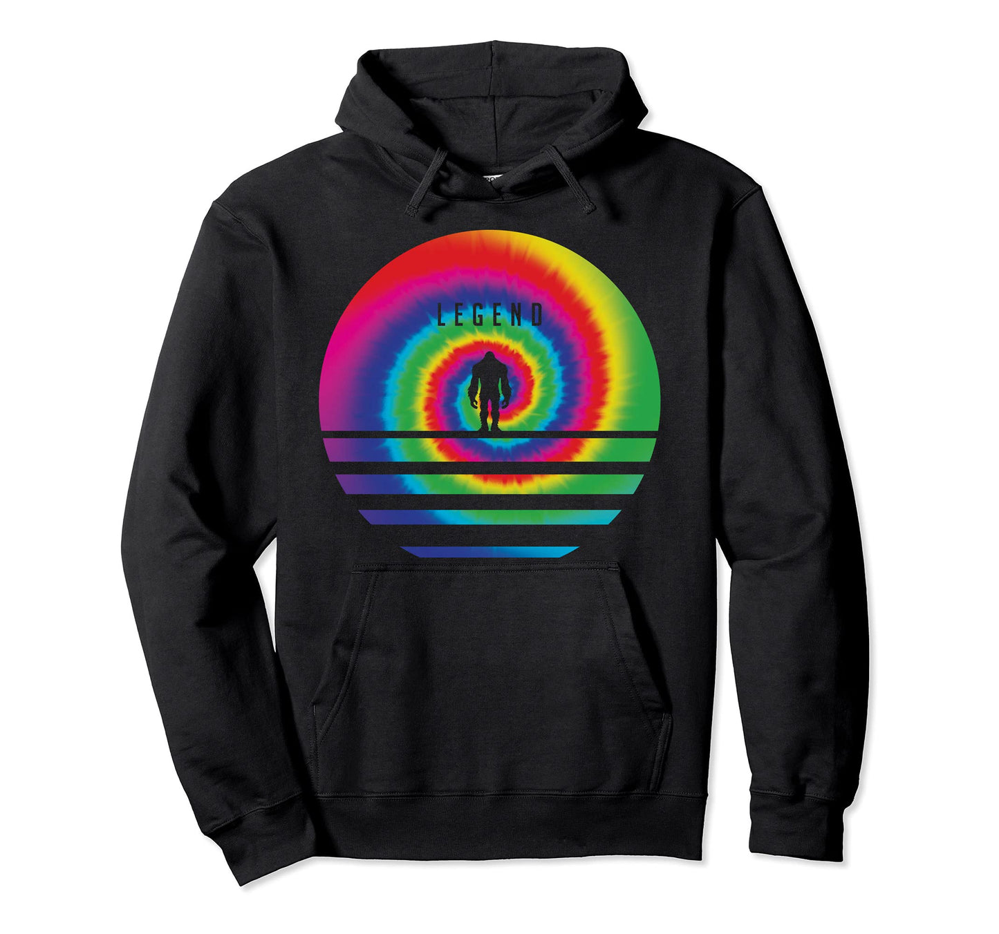 Bigfoot Legend Silhouette Sasquatch Hoodie - Aesthetic Graphic Unisex - T-Shirt, Sweatshirt, Hoodie