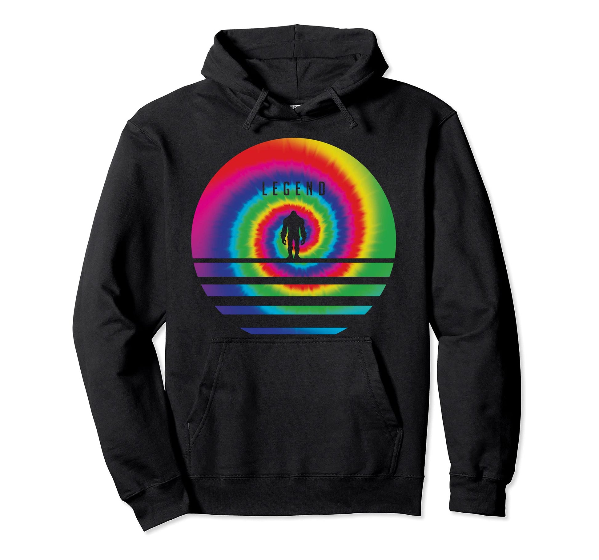 Bigfoot Legend Silhouette Sasquatch Hoodie - Aesthetic Graphic Unisex - T-Shirt, Sweatshirt, Hoodie