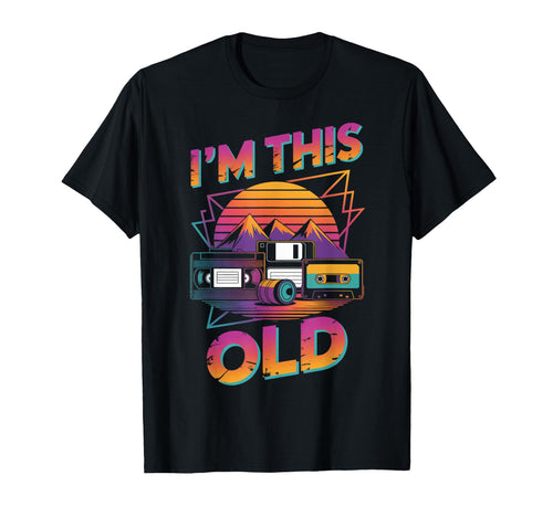 Im This Old Tape Camera Nostalgic T-Shirt - Custom Art Print Men Women - T-Shirt, Sweatshirt, Hoodie