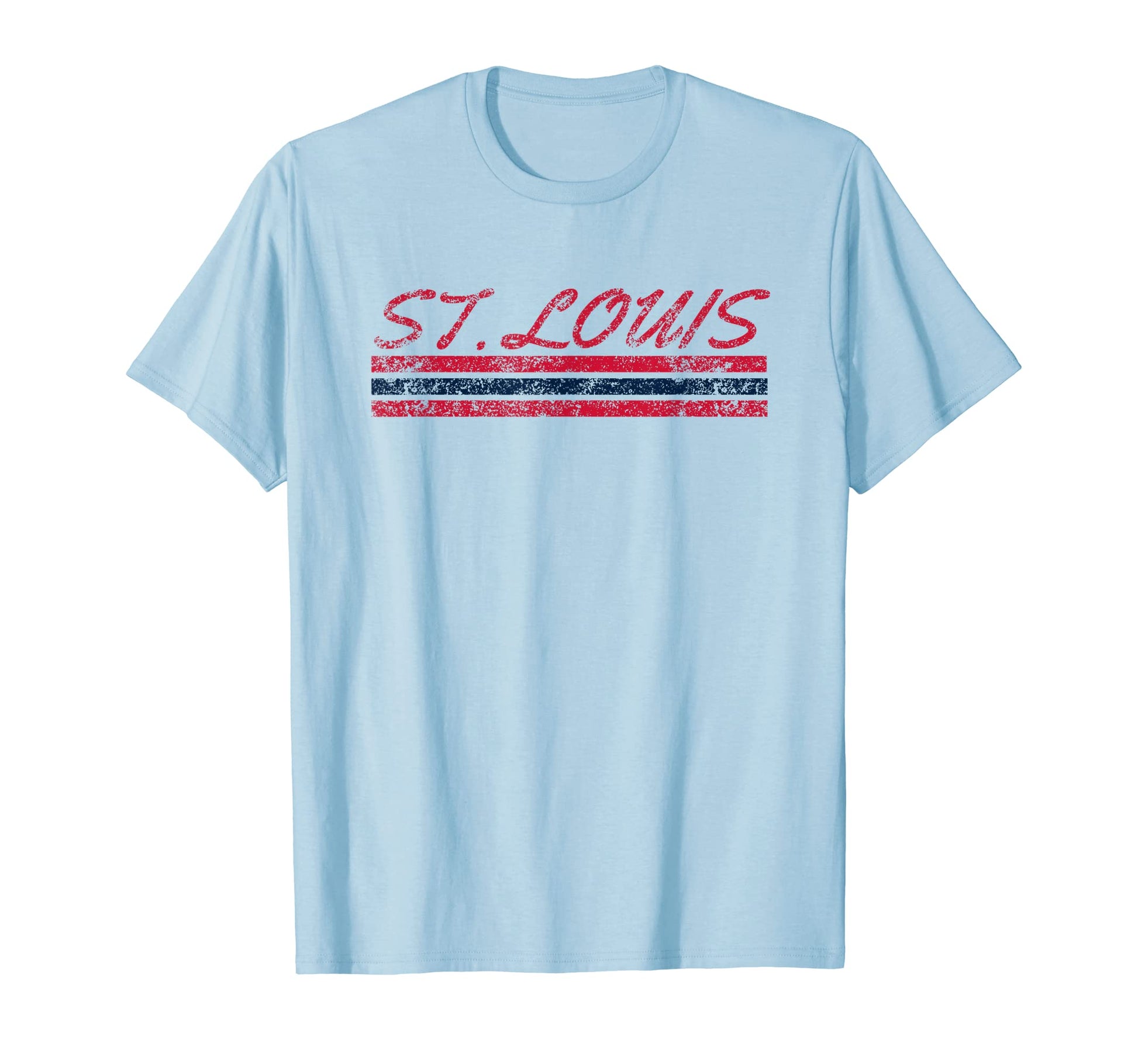 St Louis Missouri Weathered Stripe T-Shirt - Graphic Print Men Women - T-Shirt, Sweatshirt, Hoodie