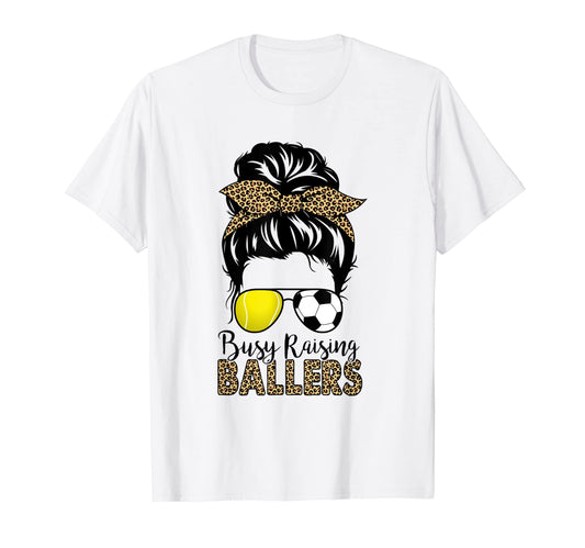 Tennis And Soccer Mom Messy Bun T-Shirt - Minimalist Print for Adults - T-Shirt, Sweatshirt, Hoodie