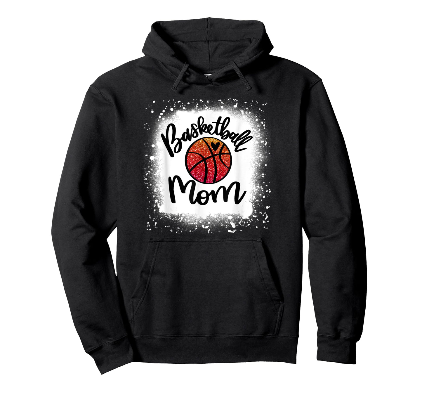 Leopard Bleached Basketball Mom Game Hoodie - Custom Art Print Men Women - T-Shirt, Sweatshirt, Hoodie