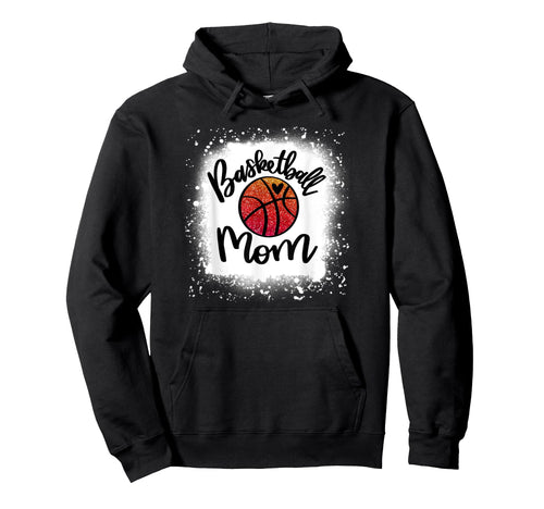 Leopard Bleached Basketball Mom Game Hoodie - Custom Art Print Men Women - T-Shirt, Sweatshirt, Hoodie