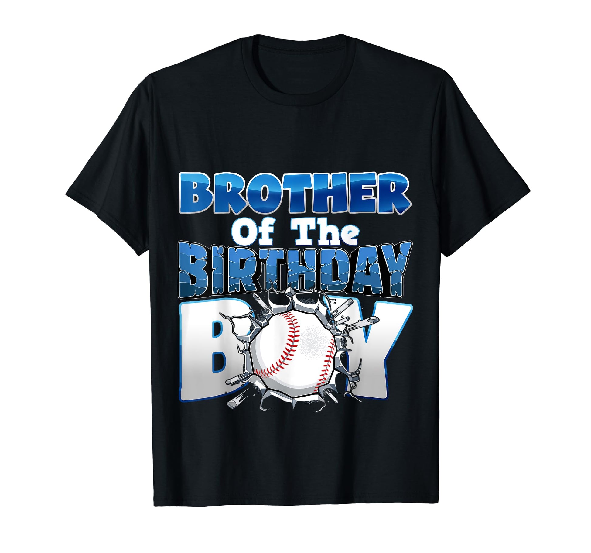 Brother Baseball Birthday Family Baller B T-Shirt - Novelty Apparel Unisex - T-Shirt, Sweatshirt, Hoodie
