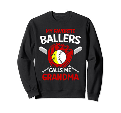 My Favorite Ballers Calls Me Sweatshirt - Custom Art Print for Adults - T-Shirt, Sweatshirt, Hoodie