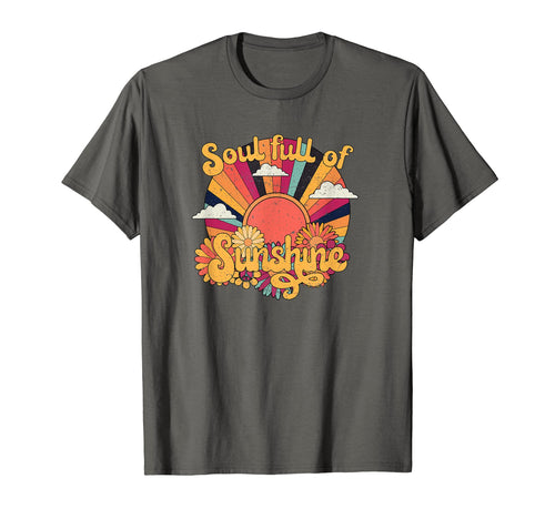 Soul Full Sunshine Rainbow Sunflowers T-Shirt - Unique Graphic Men Women - T-Shirt, Sweatshirt, Hoodie
