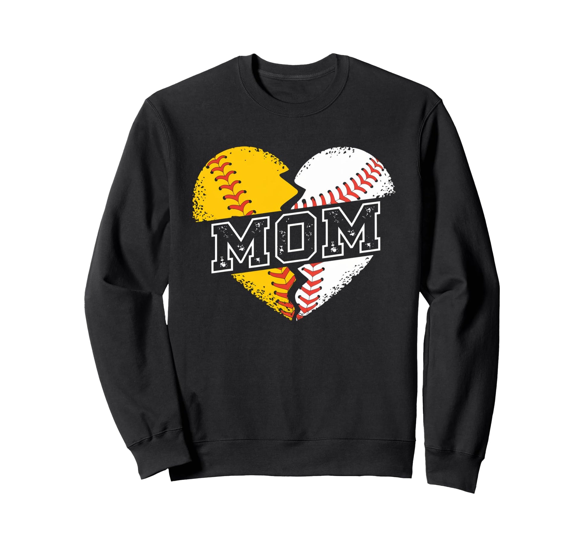 Funny Ball Mom Softball Baseball Mom Sweatshirt - Custom Art Print Unisex - T-Shirt, Sweatshirt, Hoodie