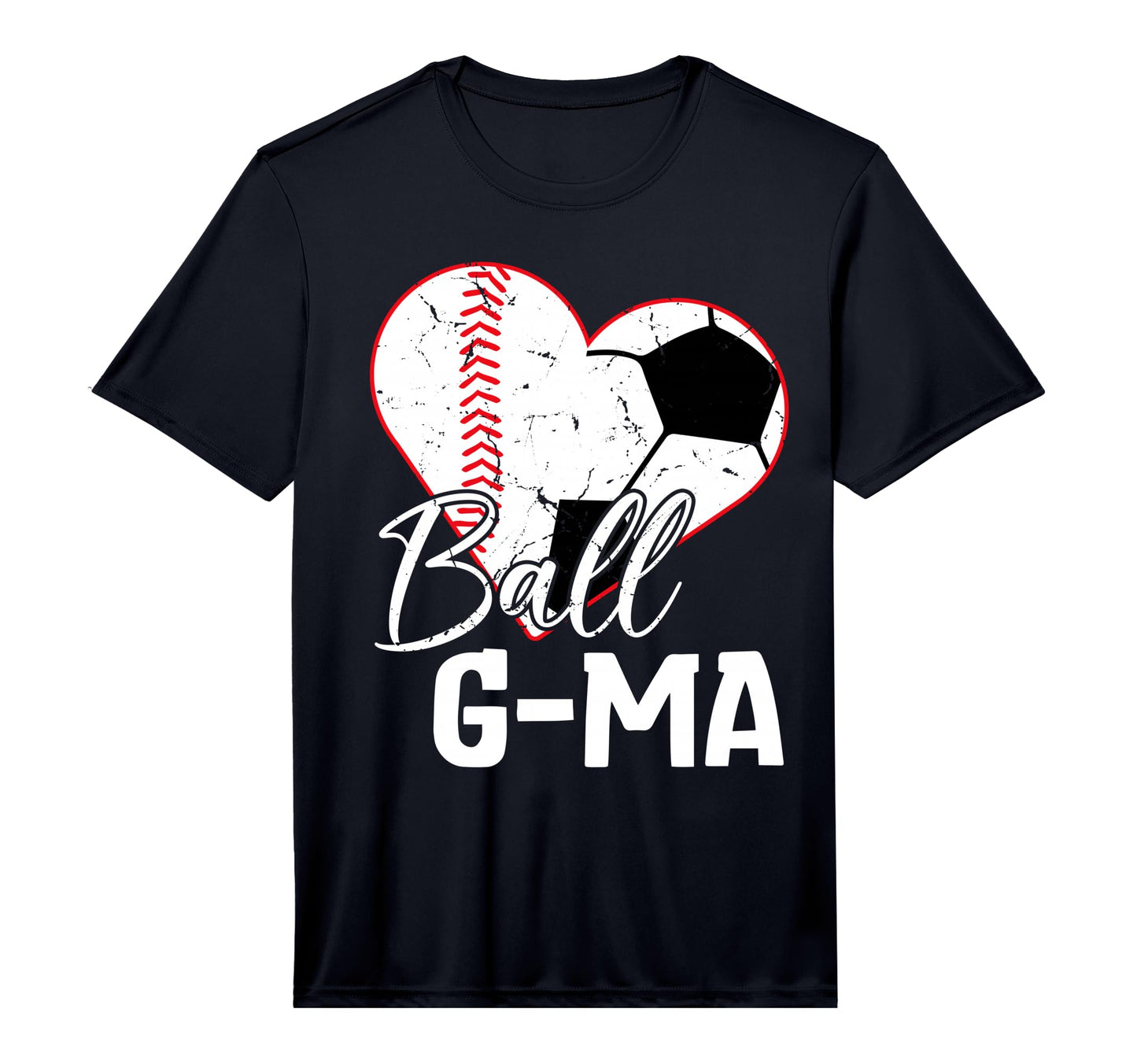 Mens Proud Ball G Ma Biggest Fan Soccer T-Shirt - Custom Art Print Unisex - T-Shirt, Sweatshirt, Hoodie