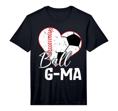 Mens Proud Ball G Ma Biggest Fan Soccer T-Shirt - Custom Art Print Unisex - T-Shirt, Sweatshirt, Hoodie