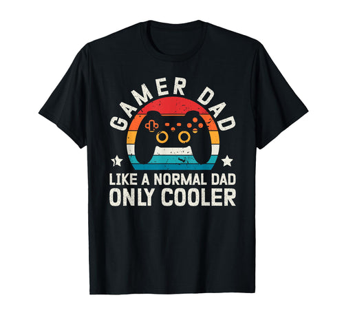 Gamer Dad Gaming Dad Video Game Dad T-Shirt - Minimalist Print Unisex - T-Shirt, Sweatshirt, Hoodie