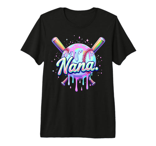 Baseball Drip Nana Tie Dye Baseball T-Shirt - Streetwear Style Men Women - T-Shirt, Sweatshirt, Hoodie