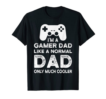 Mens Gamer Dad Novelty Fathers Day T-Shirt - Trendy Graphic Men Women - T-Shirt, Sweatshirt, Hoodie