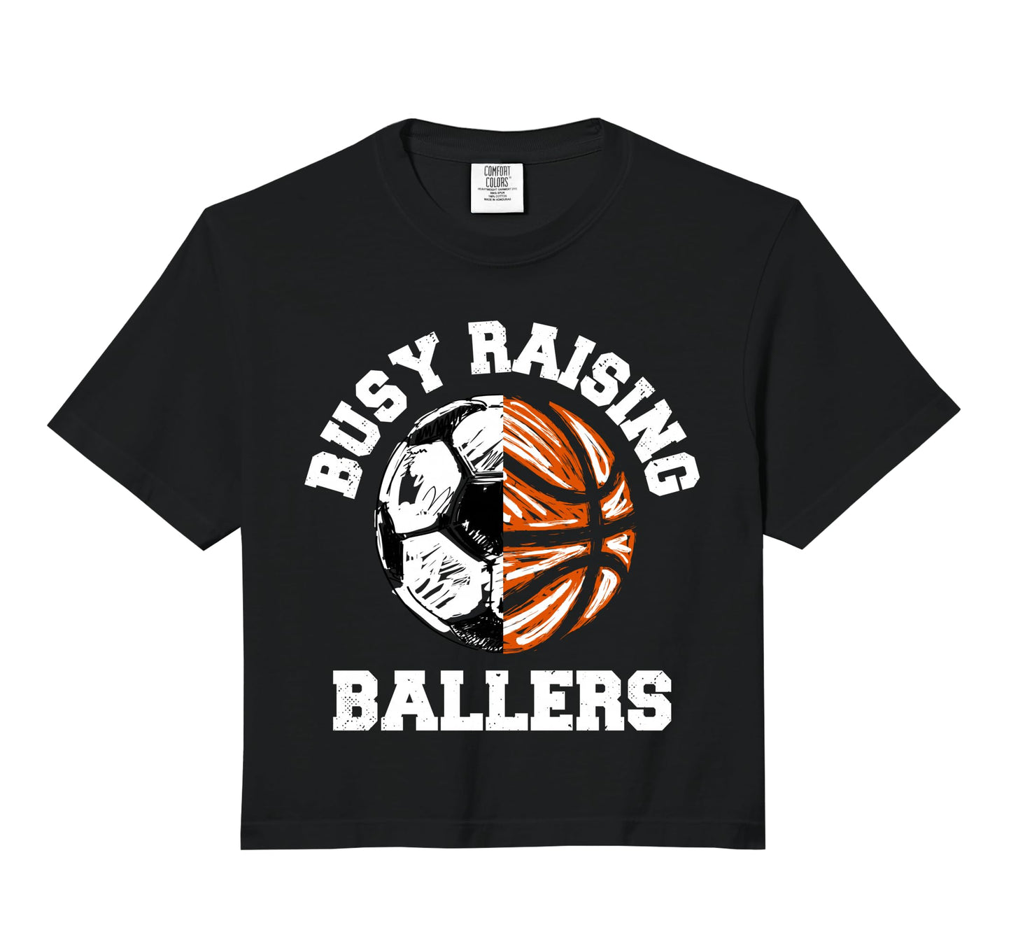 Busy Raising Ballers Funny Soccer Hoodie - Streetwear Style Men Women - T-Shirt, Sweatshirt, Hoodie