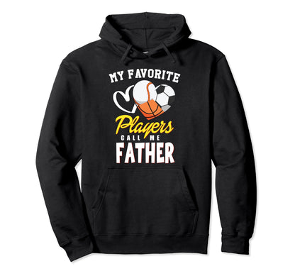 My Favorite Players Baseball Soccer Hoodie - Custom Art Print for Adults - T-Shirt, Sweatshirt, Hoodie