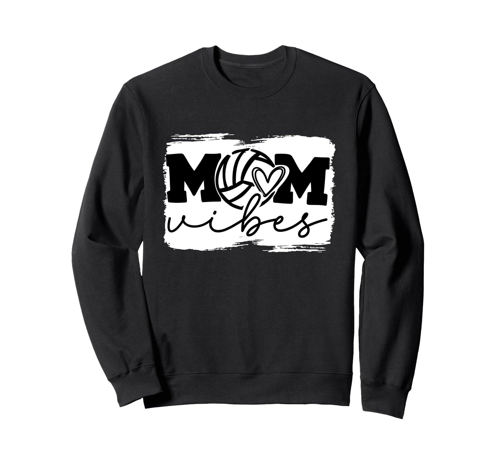 Volleyball Mom Game Day Vibes Sweatshirt - Graphic Print for Adults - T-Shirt, Sweatshirt, Hoodie