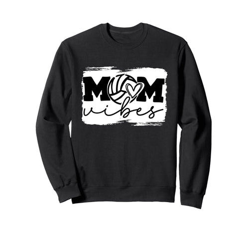 Volleyball Mom Game Day Vibes Sweatshirt - Graphic Print for Adults - T-Shirt, Sweatshirt, Hoodie