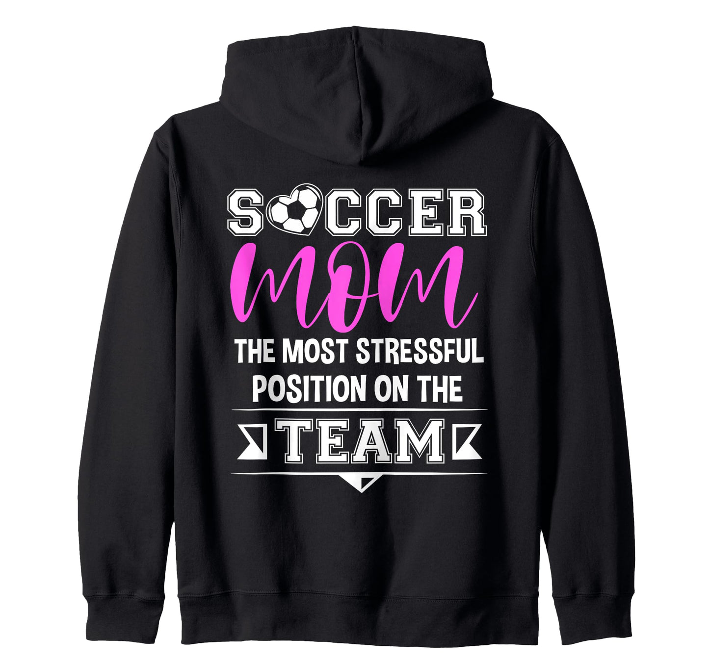 Soccer Mom Gifts Soccer Fan Mommy Hoodie - Fun Novelty Design for Adults - T-Shirt, Sweatshirt, Hoodie