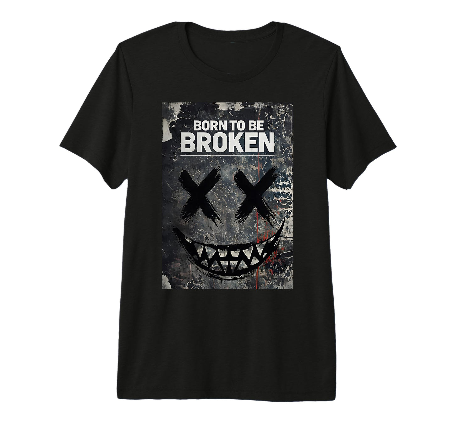 Born To Be Broken Tri Blend T-Shirt - Aesthetic Graphic Men Women - T-Shirt, Sweatshirt, Hoodie