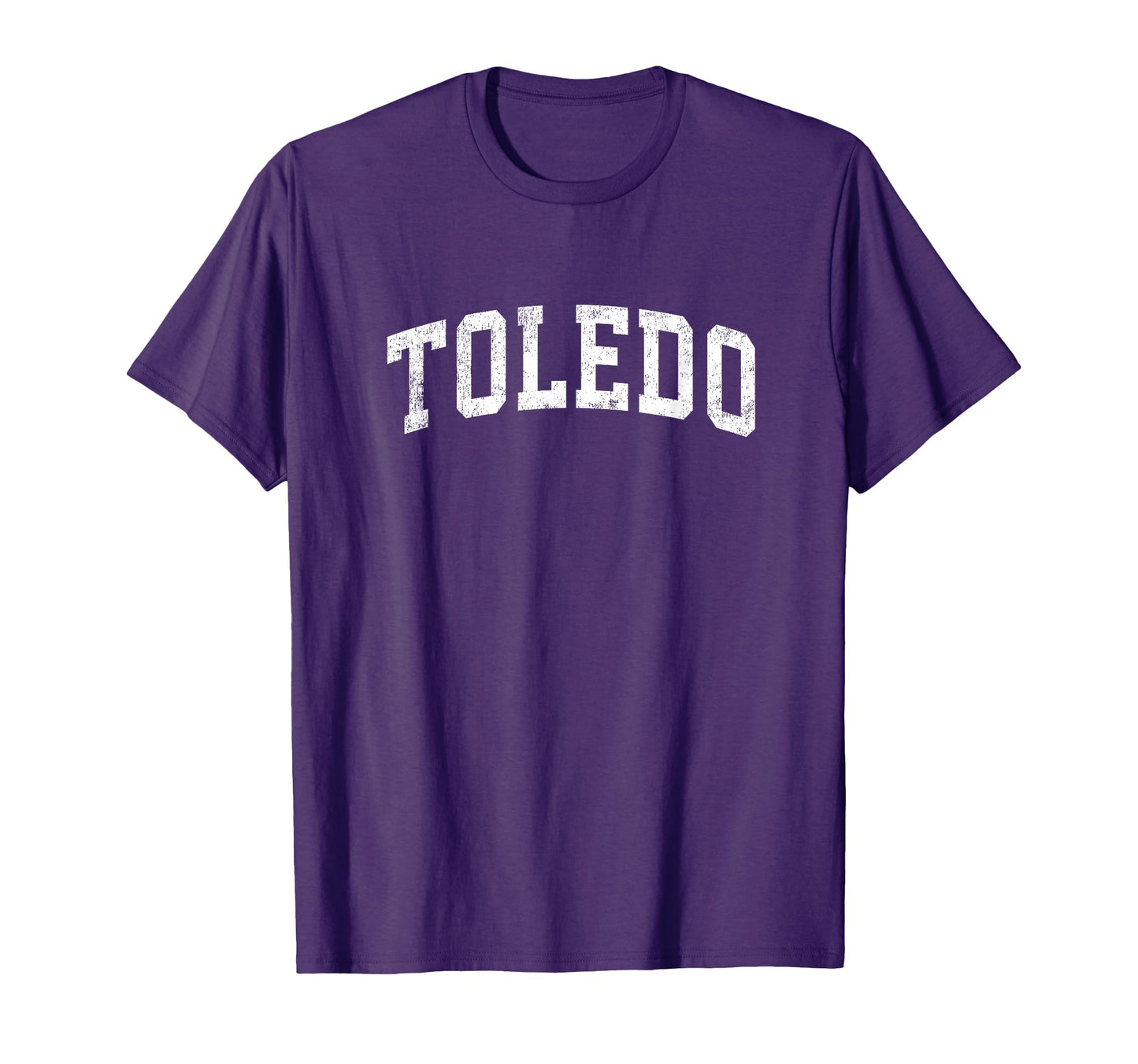 Toledo Ohio Oh Varsity Sports Text T-Shirt - Novelty Apparel Men Women - T-Shirt, Sweatshirt, Hoodie