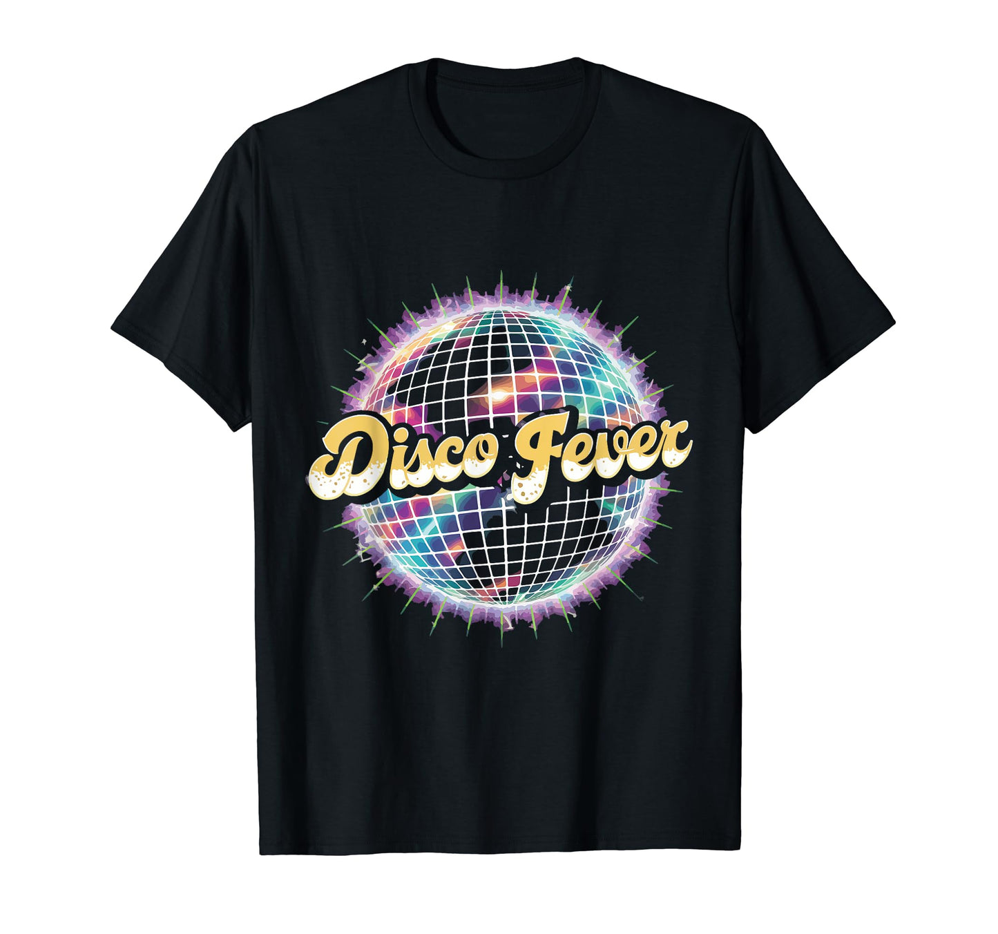Disco Ball Costume Disco Fever Club T-Shirt - Graphic Print for Adults - T-Shirt, Sweatshirt, Hoodie