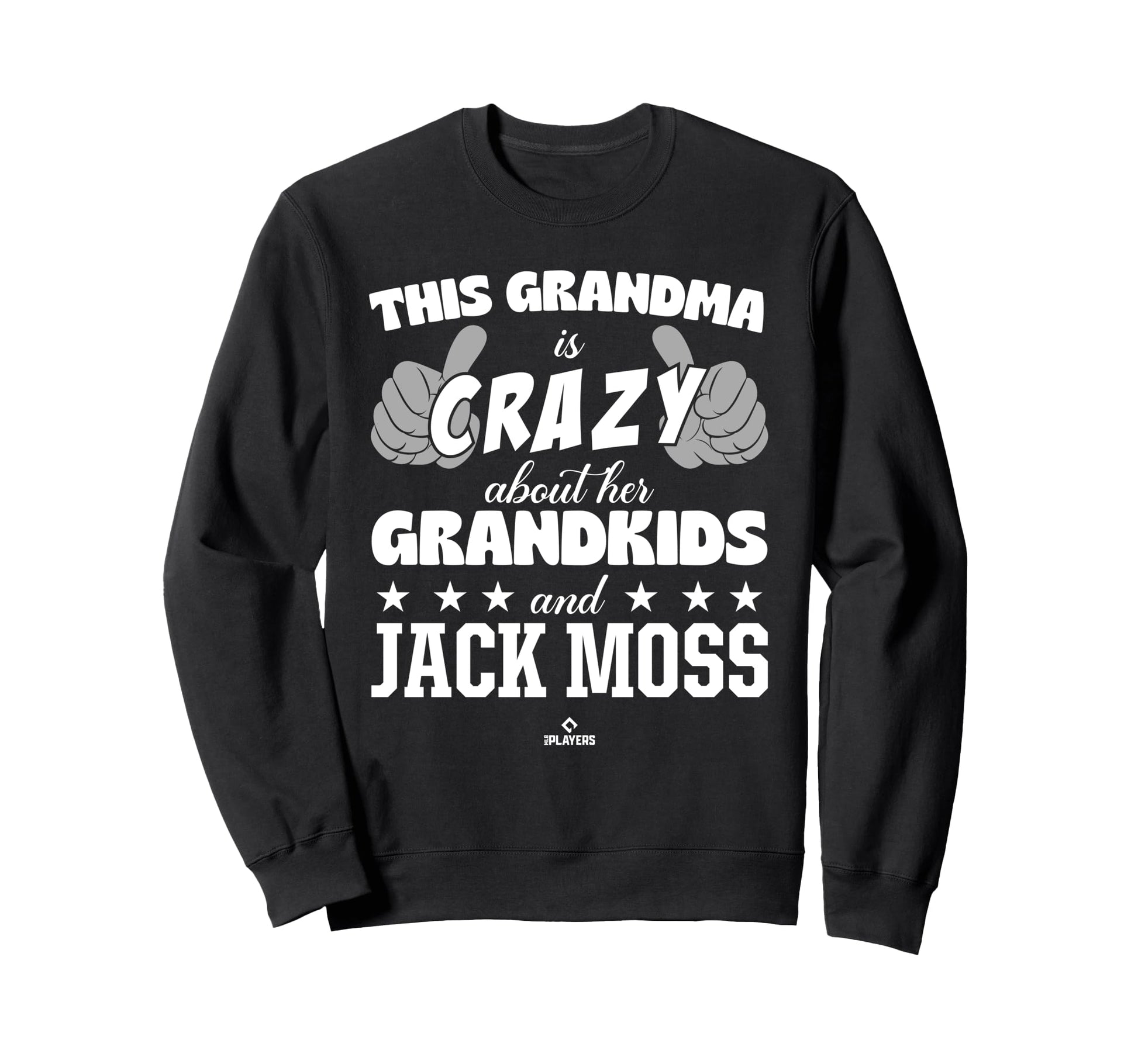 Grandma Crazy Jack Moss Prospect Sweatshirt - Minimalist Print for Adults - T-Shirt, Sweatshirt, Hoodie