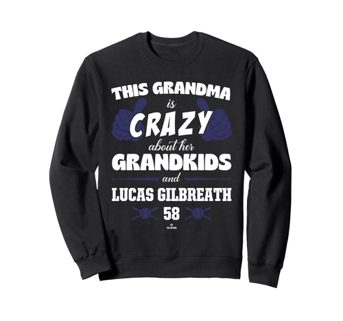 Grandma Crazy Lucas Gilbreath Sweatshirt - Minimalist Print for Adults - T-Shirt, Sweatshirt, Hoodie