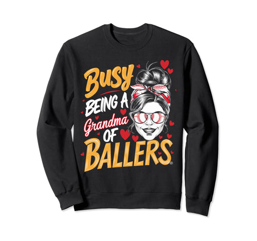 Baseball Grandma Grandmother Granny Sweatshirt - Trendy Graphic Unisex - T-Shirt, Sweatshirt, Hoodie