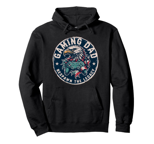 Respawn Legacy Patriotic Usa Gaming Hoodie - Aesthetic Graphic Men Women - T-Shirt, Sweatshirt, Hoodie