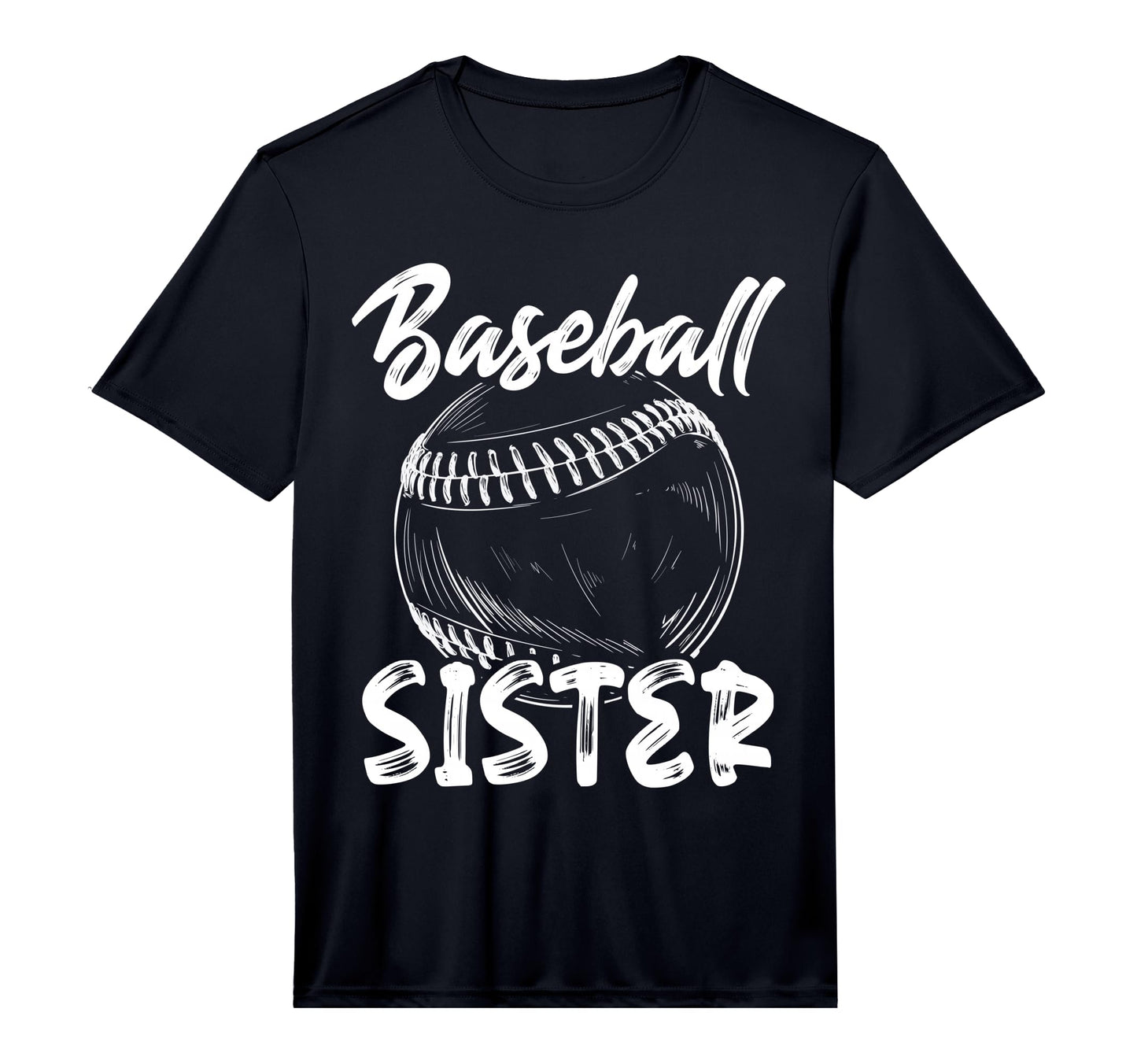 Baseball Sister Family Matching T-Shirt - Unique Graphic for Adults - T-Shirt, Sweatshirt, Hoodie