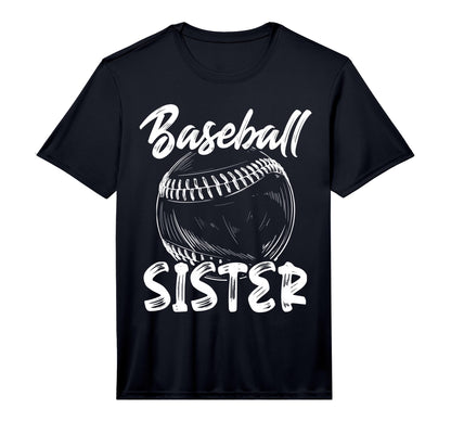 Baseball Sister Family Matching T-Shirt - Unique Graphic for Adults - T-Shirt, Sweatshirt, Hoodie