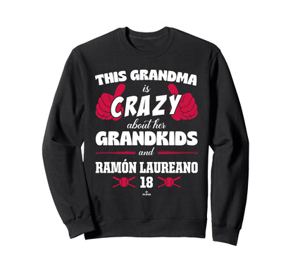 Grandma Crazy Ram N Laureano Sweatshirt - Aesthetic Graphic for Adults - T-Shirt, Sweatshirt, Hoodie